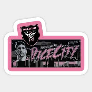 Inter Miami FC - Leo Messi - WELCOME TO VICE CITY Sticker